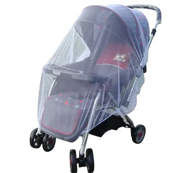 

Brand New Newborn Infant Toddler Baby Stroller Crip Netting Pushchair Mosquito Insect Net Safe Mesh Buggy White