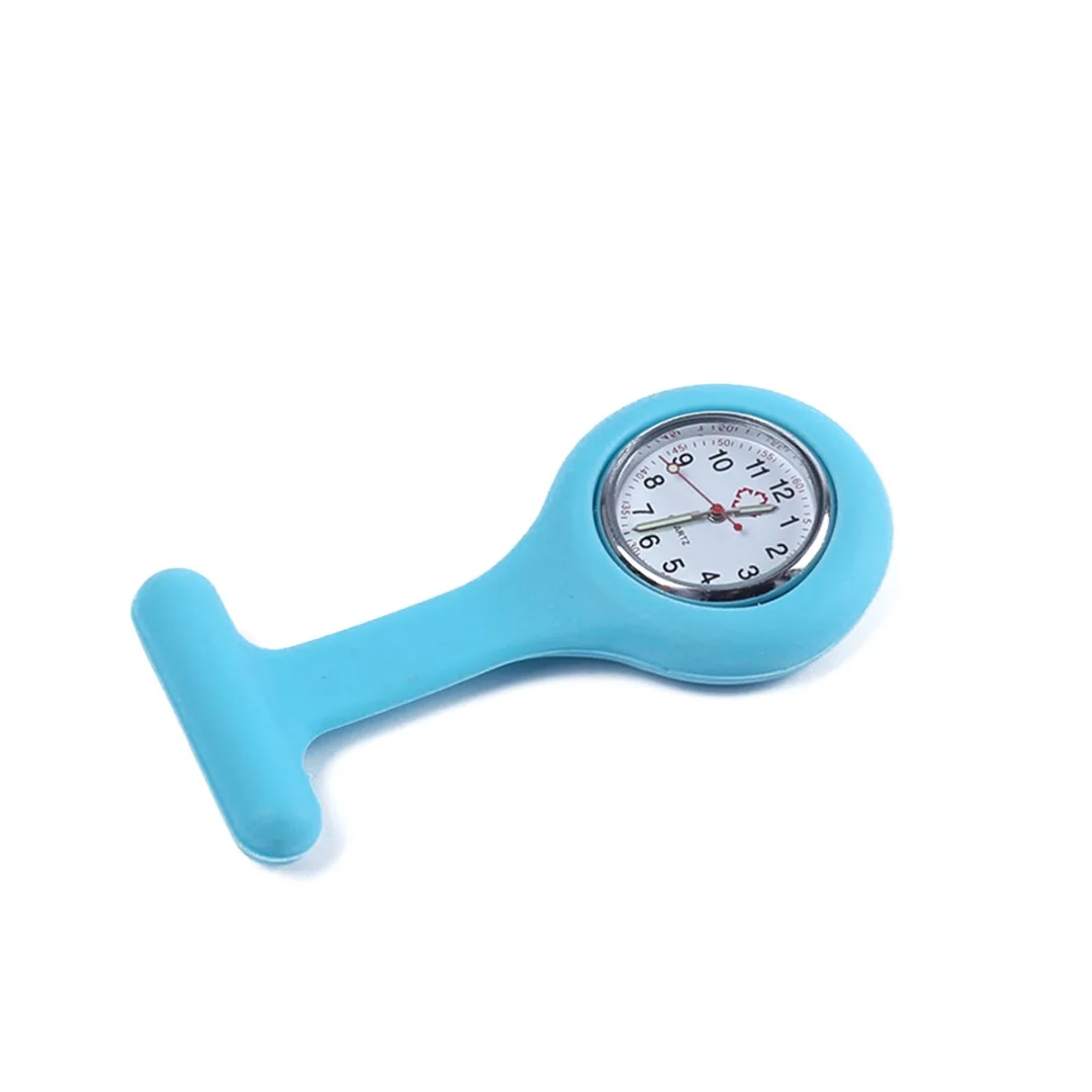 Quartz Fob Nurse Watch 2019 Silicone Brooch Luminous Pocket Watches reloj de bolsillo Doctor Medical Tunic Watch With Battery