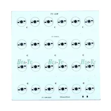 10 шт. 24 Вт 36 Вт 190x190 мм алюминиевая пластина, led теплоотвод доска для прожектора, светильник, прожектор и т. д