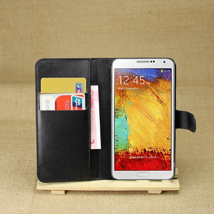 Чехол книжка из искусственной кожи для Samsung Galaxy Note 3 Neo N7505 откидной кошелек чехлы с