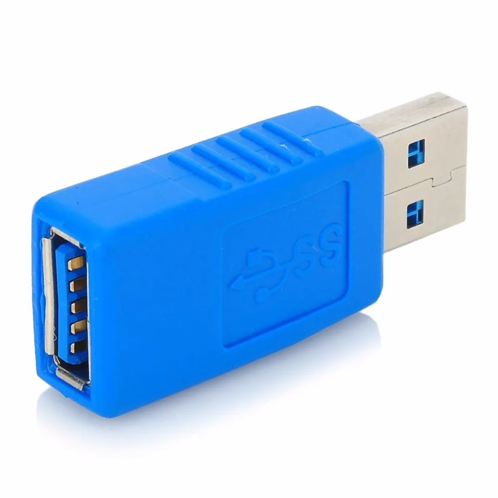 High Speed USB 3.0 Male to Female Coupler Type A Extender Connection