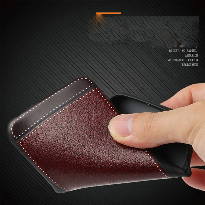 Note 9 Case For Meizu 16 16X 16th X8 Note 8 9 Case Leather grain Silicone Soft TPU Cover for Meizu 16s Phone Coque (4)