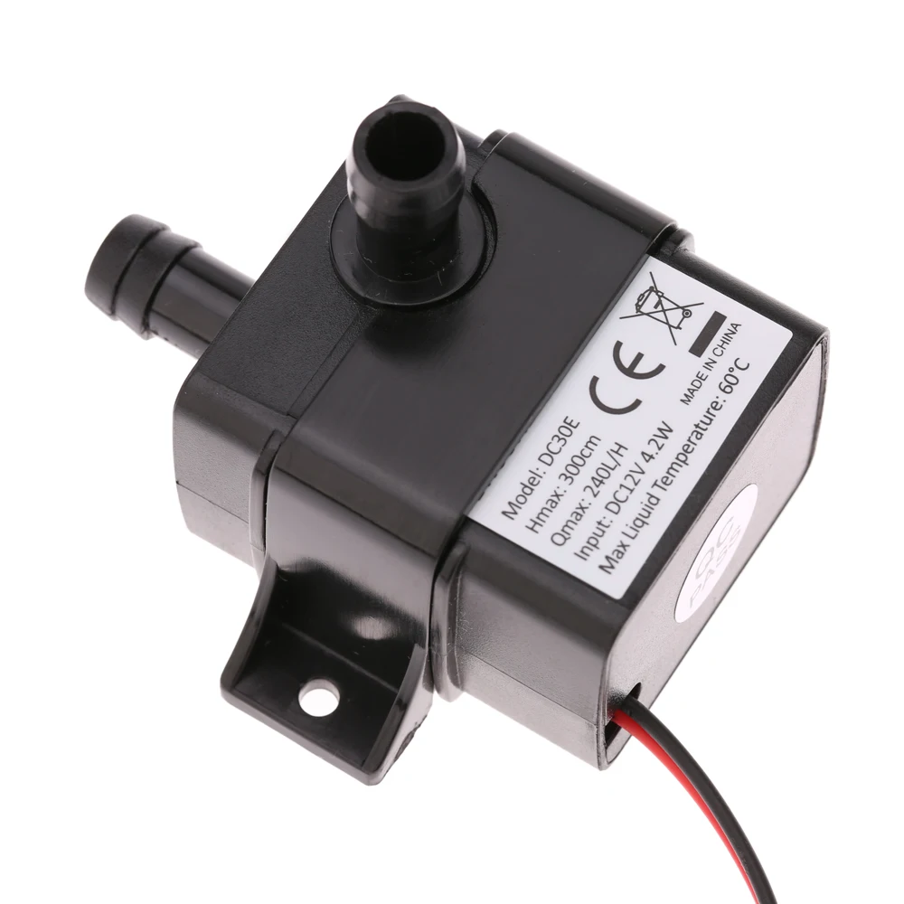 Ультра тихий мини насос DC12V 4 2 W микро Бесщеточный Водяной масляный погружной