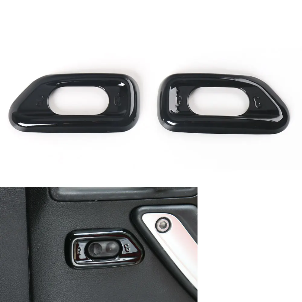 Car Interior Door Handle Lock Switch Button Cover Frame Trim Panel