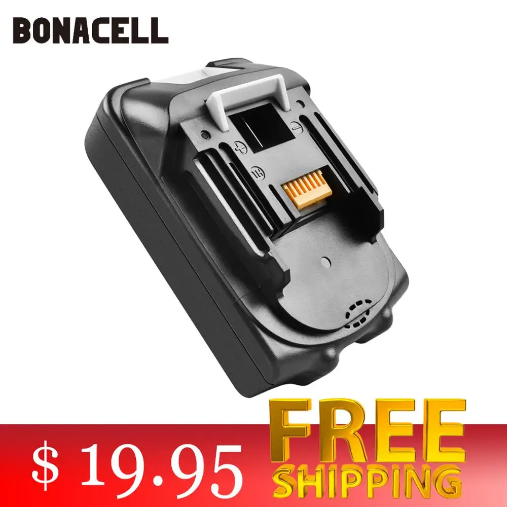  Bonacell For Makita BL1830 18V 2000mAh Power tools battery replacement BL1815 BL1840 LXT400 194204-