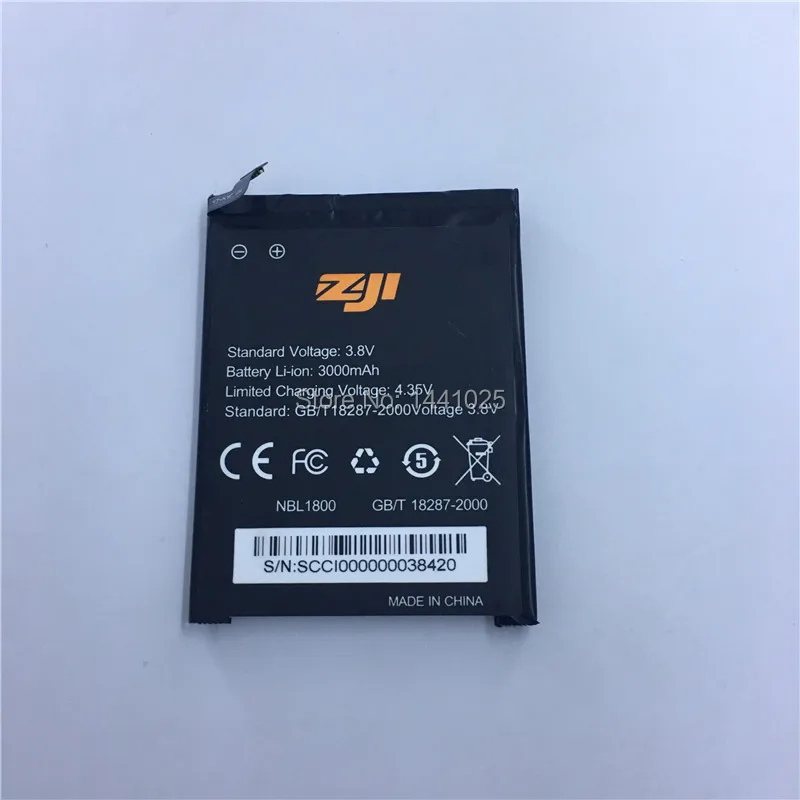 

For ZOJI Z6 Z7 battery 3000mAh High quality Long standby time Mobile phone battery ZOJI Mobile Accessories