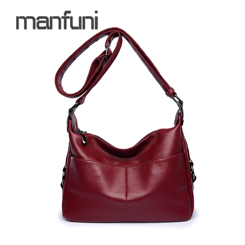 

Shoulder Bags For Women 2018 Bolsa Feminina High Quality Soft Leather Crossbody Bag Women's Fashion Hobos Messenger Bag Female