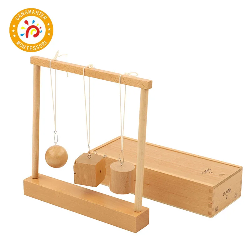 Детская игрушка Froebel GABE 2 деревянные формы блокирует обучение образовательный Дошкольный тренировочный мяч игрушка