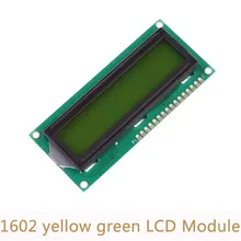 5 шт./лот 5В 1602 ЖК-дисплей модуль белый символ желтый зеленый черный свет для Arduino Duemilanove робот