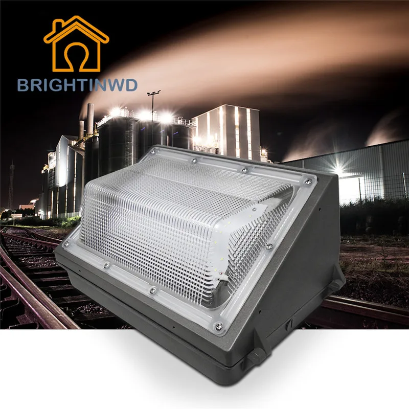 

High Power 30W~100W AC 100-277V Industrial lighting IP65 Waterproof Outdoor Exterior LED Wall Pack Lamp Reflector Flood Light