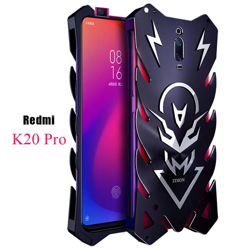 

Xiomi Redmi K20 Pro Mi 9T Zimon Luxury New Thor Heavy Duty Armor Metal Aluminum Phone Case For Xiaomi Redmi K20 Pro K20 Case
