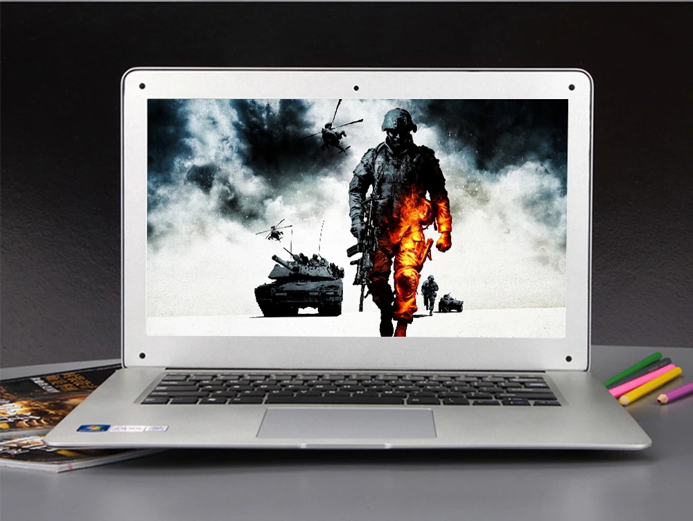 14 Inch Laptop Computer Notebook with Intel Celeron J1900 Quad Core 8GB RAM & 500GB HDD Windows 10 WIFI HDMI 1.3MP Webcam