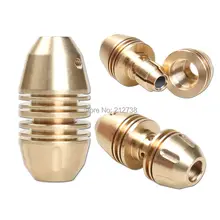 1 шт. медная самоблокирующаяся 25 мм трубка рукоятки машинки для татуировок в форме оливки для тату-машина иглы татуировки Поставки медь