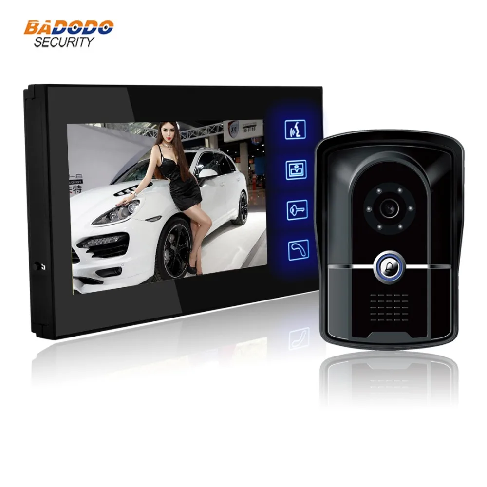 7 inch Video Doorbell Monitor With 700TVL Outdoor Camera