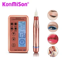 Электрические цифровые перманентные роторные наборы для машинного макияжа Microblading ручка пистолет бровей губ mts ручка+ картридж иглы