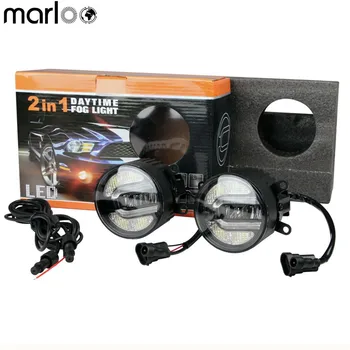 

2pcs E13 Emarked Car Led Fog Light Lamp DRL Driving Bulb For Land Rover Ford Nissan Mitsubishi Toyota Lexus Suzuki Dacia