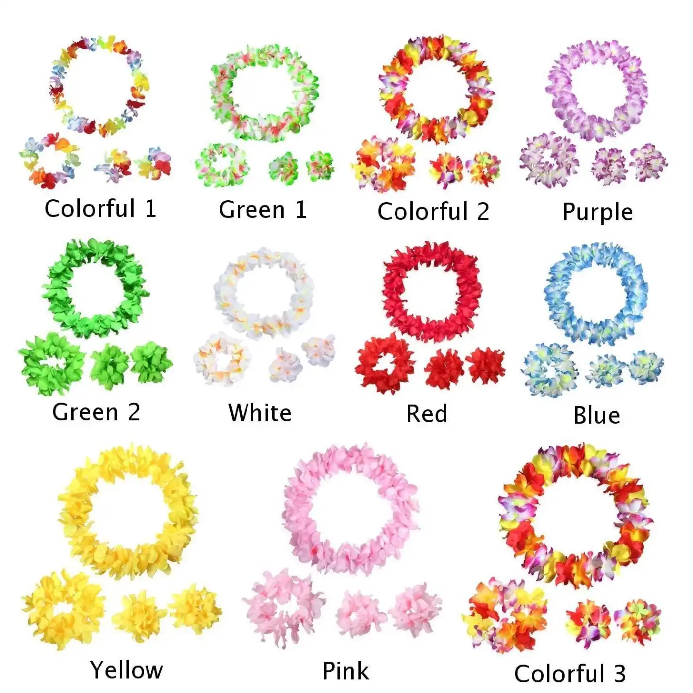 ハワイレイフラアロハハワイ篇クワガタ花花輪パーティーロットバルク Wreaths Garlands Aliexpress