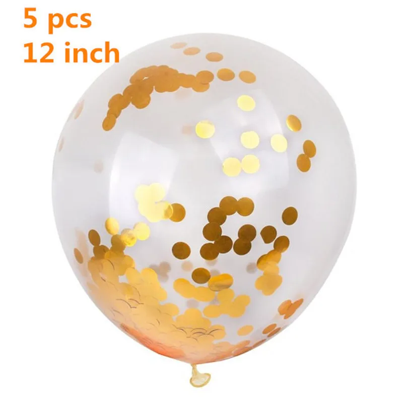 5 шт. прозрачные воздушные шары Золотая Звезда конфетти из фольги прозрачные воздушные шары надувные свадебные украшения Воздушные шары День рождения воздушные шары - Цвет: Gold
