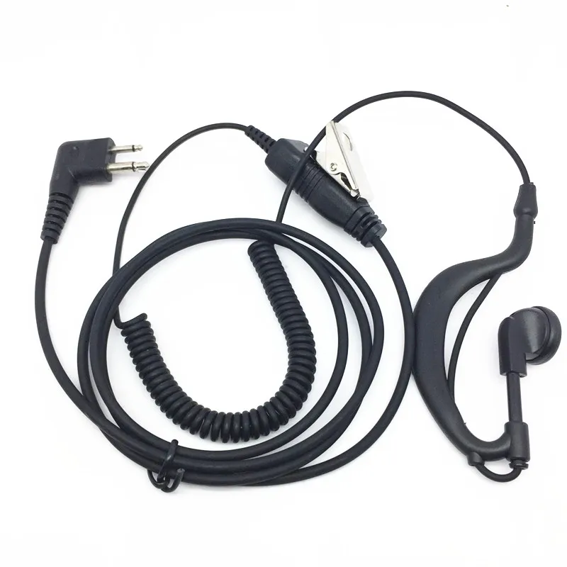Новые черные наушники 2PIN для раций CP160 EP450 GP300 GP68 GP88 CP040 CP100 CP125 CP140|Запчасти и