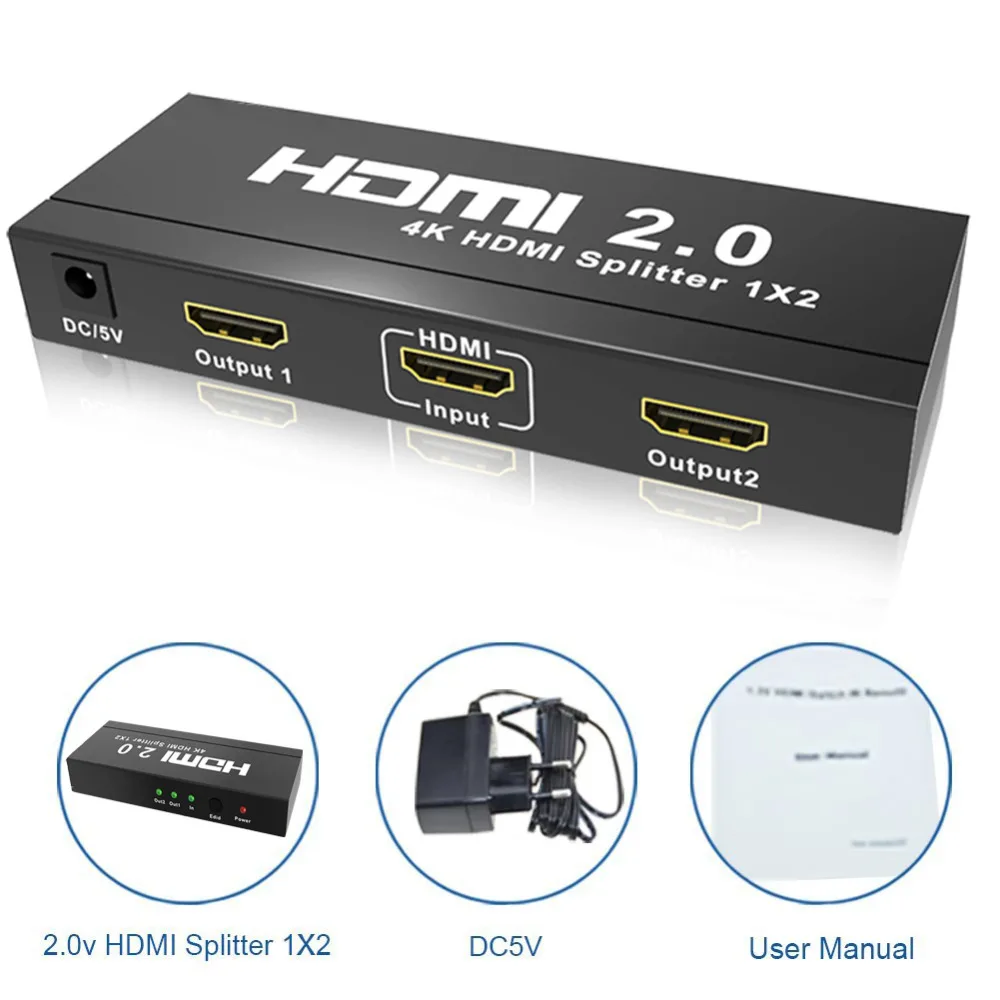 HDMI 2.0 Splitter 1x2 (4)