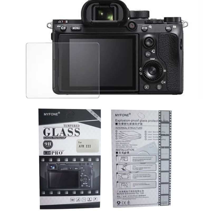 

Camera Tempered Glass Screen Protector For Sony 5R 5T 3N 6N 7N A7 A7R A7S A7K A7R2 A7S2 A7RM2 A37 A58 A6000 A5000 A5100