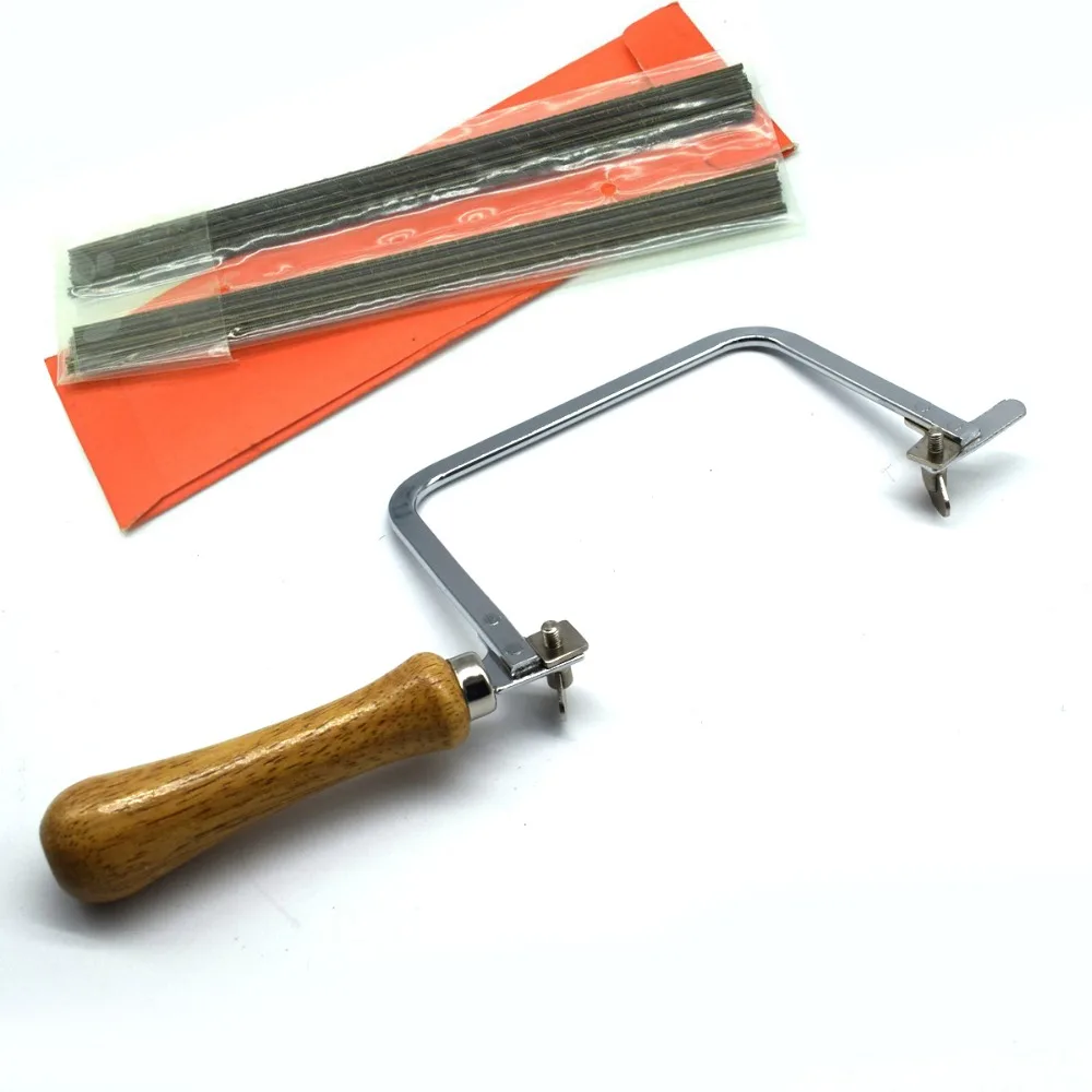 Jewelry Saw Frame Saw Bow With 3/0 144 pcs Saw Blade Wood Metal Working