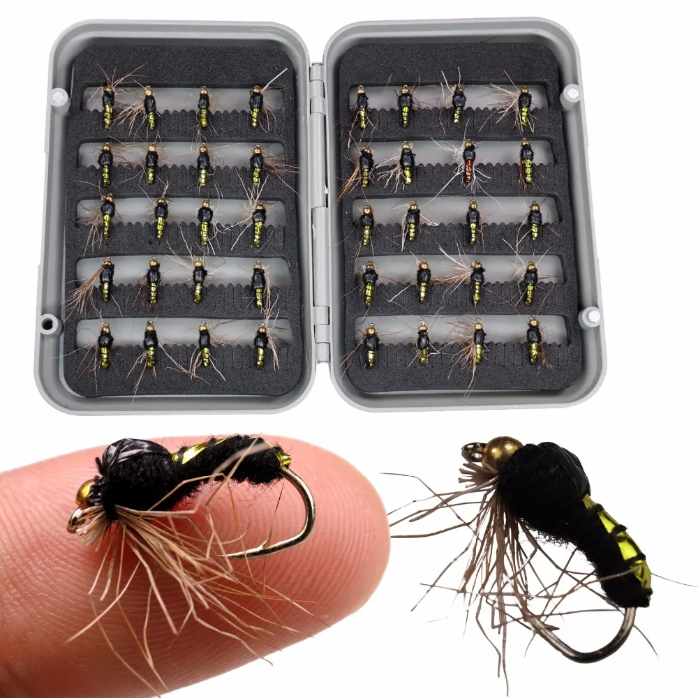 Fly fishing Hooks 40pcs/box FLy Style Salmon Flies Trout Single Hook