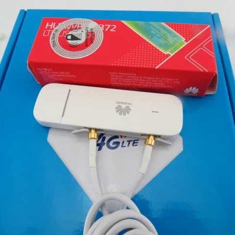 Разблокированный Huawei E3372 4G LTE USB ключ мобильный широкополосный модем + 2X CRC9