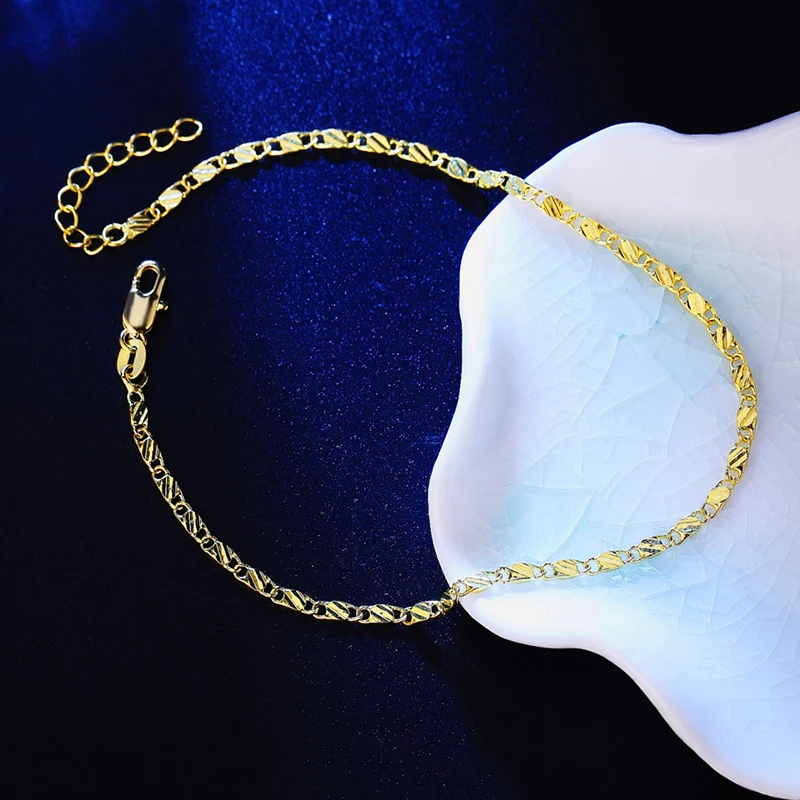 

Cheap Meteor Thin Gold Sexy Anklets For Women Men Cheap Cheville Barefoot Sandals Foot Jewelry Leg Chain Pulsera Tobillo Female