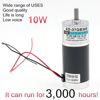 

GOOD! 24V DC low speed motor,CW/CCW 10W micro all metal gear Adjustable speed motor