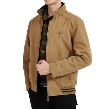 

men clothes AFS JEEP Autumn Spring jacket men high quality jaqueta masculina casual tactical military reversible jacket coat 4XL