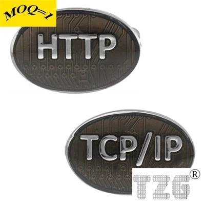 HTTP TCP запонки IP 1 пара бесплатная доставка акция | Украшения и аксессуары