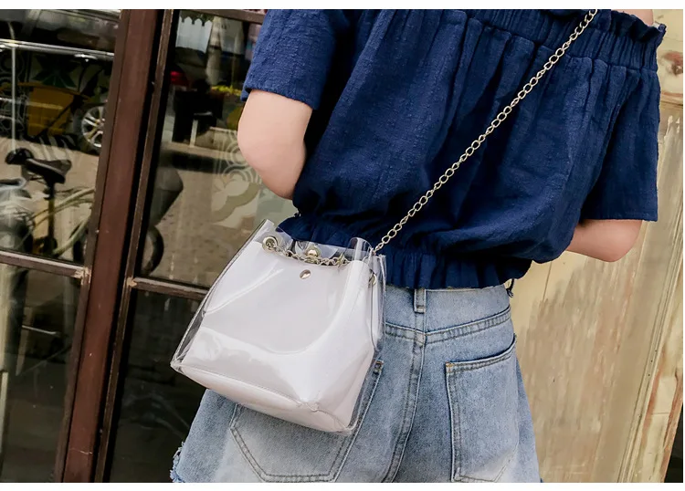 Клатч женские прозрачные кошельки голографические сумки белые маленькие плечо телефон Диагональ молния карманные сумки-мессенджеры спилок кожа