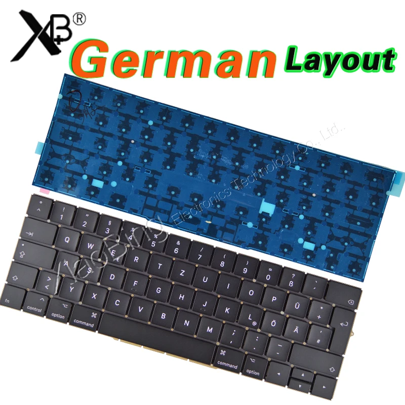 Новинка A1707 немецкий GR EU EURO для MacBook Pro 15 &quotRetina немецкая клавиатура с