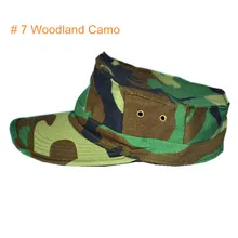 Мужская Военная восьмиугольная кепка, камуфляжная армейская Кепка, тактическая восьмиугольная шляпа, Лесной камуфляж цвета