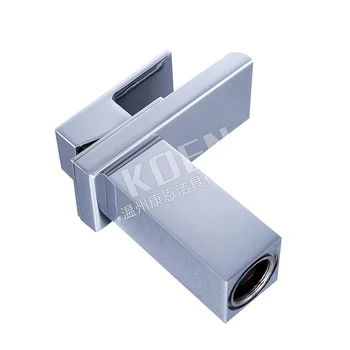 

Kitchen Tap All Copper Basin Square Waterfall Faucet Bathroom Basin Mixer Tap with Hot and Cold Water Tap Sink Washbasin Faucet