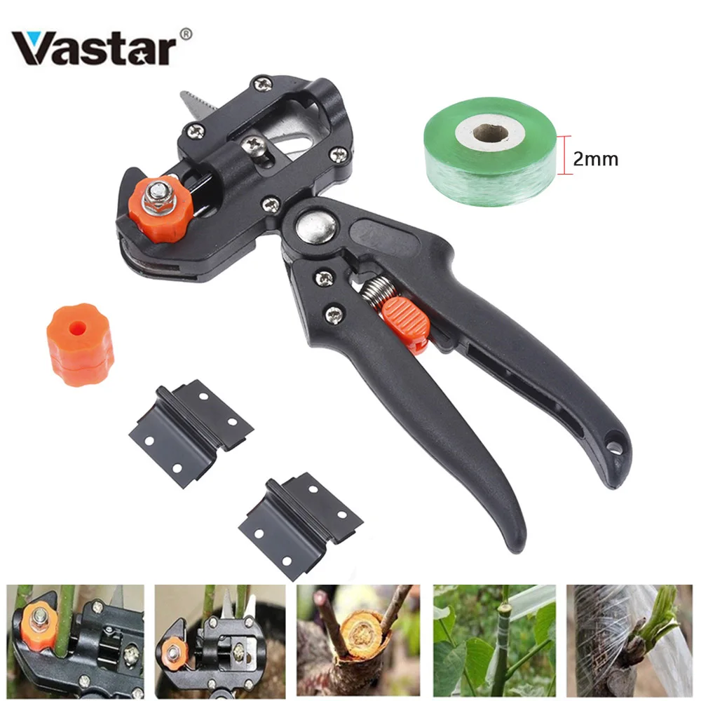 

Vastar Grafting Machine Garden Tools with 2 Blades Tree Grafting Tools Secateurs Scissors grafting tool Cutting Pruner