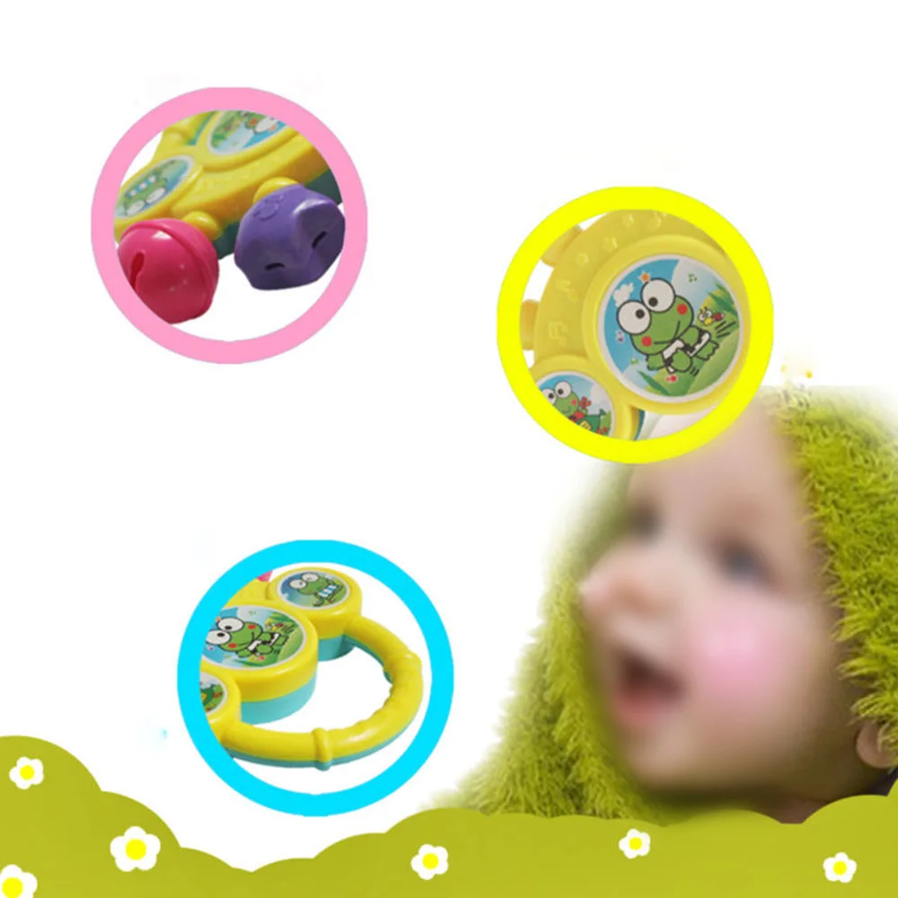 cute Cartoon frog Hand bell Infant Baby Bell Rattles Newborns Toys Hand Toy For Children boys girls Music Toy 2018 new cute Cartoon frog Hand bell Infant Baby Bell Rattles Newborns Toys Hand Toy For Children boys girls Music Toy 2018 new