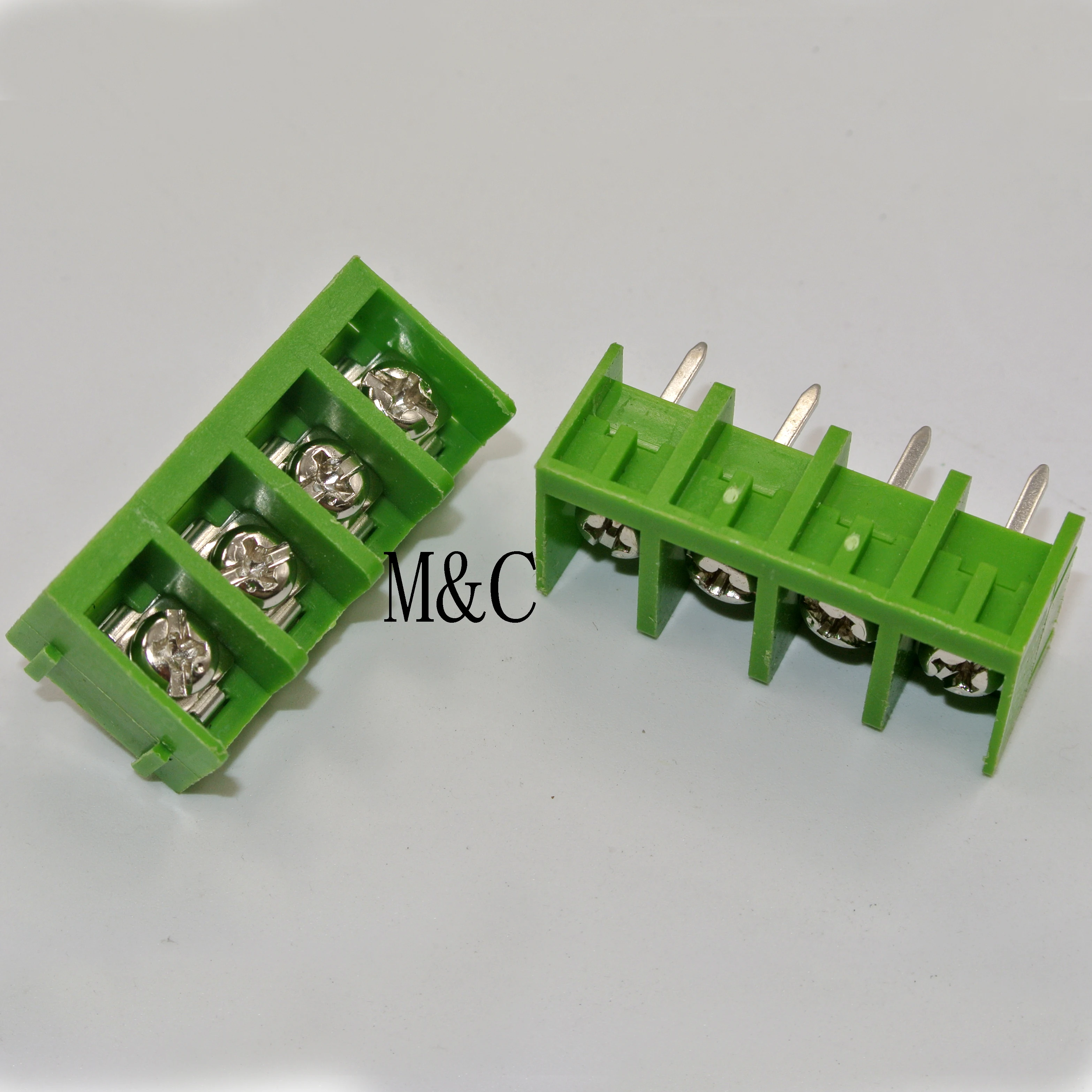 9.5mm 4pins Pcb Screw Terminal Block Connector Ac 300v 25a 100pcs