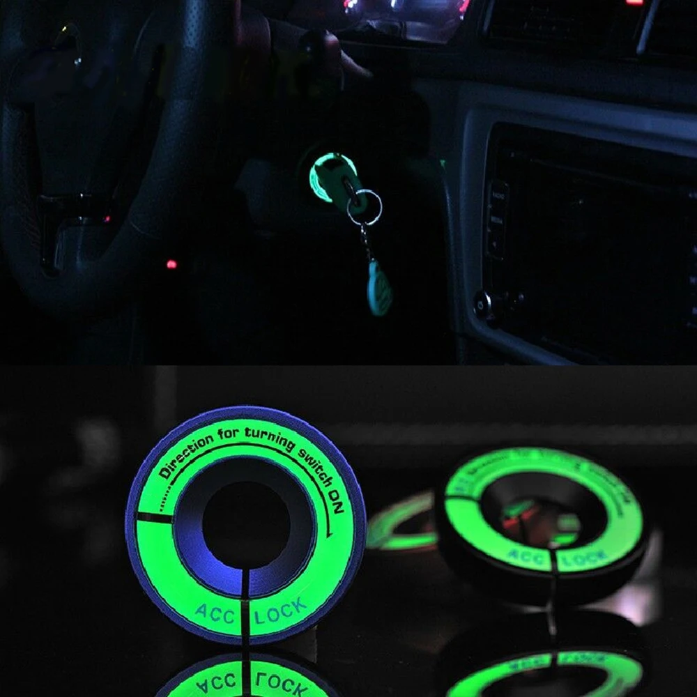 Ignition Switch Decoration Ring Cover, Luminous Ignition Key Cover Trim For Excelle XT/GT, Lacrosse, Envision