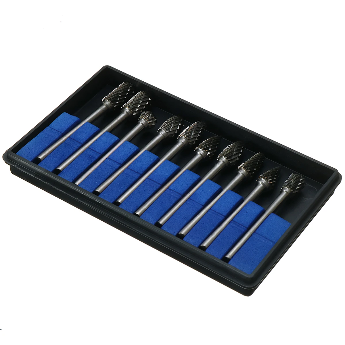 

10pcs Tungsten Carbide Dental Burrs Bit 3mm Tooth Drill Grinding Heads 1/8" Shank Cutter Rotary Burr Dentistry Equipment