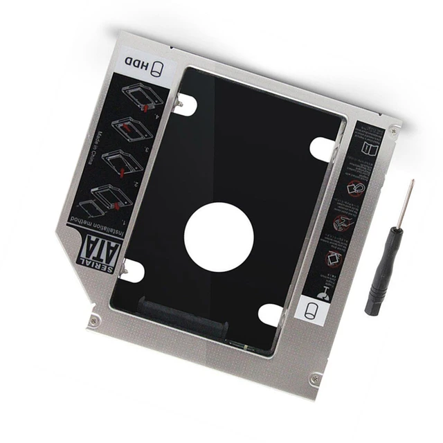 2 5 Sata Aluminum 2nd Hard Disk Drive Ssd Hdd Caddy Adapter Bay For Dell Optiplex 755 760 780 Series Desktop Hdd Enclosure Aliexpress