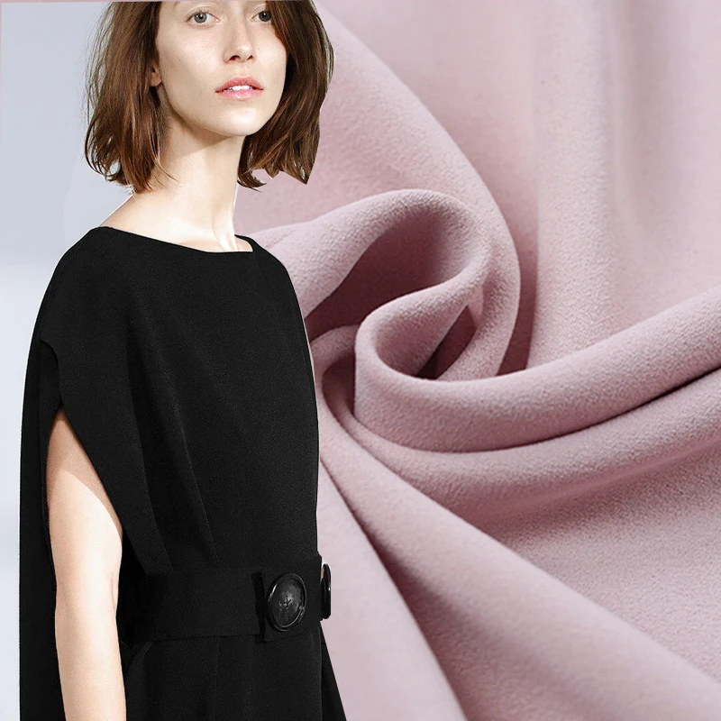 150 см ширина 395 г/м вес сплошной цвет полиэстер ткань для весны и осени платье рубашка куртка E397