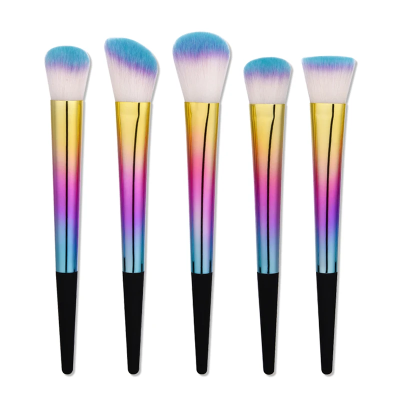 

Brand Rainbow Makeup Brushes 3-13 PCS Soft Synthetic Foundation Powder Blush Eyeshadow Eyeliner Professional Make Up Brush Set