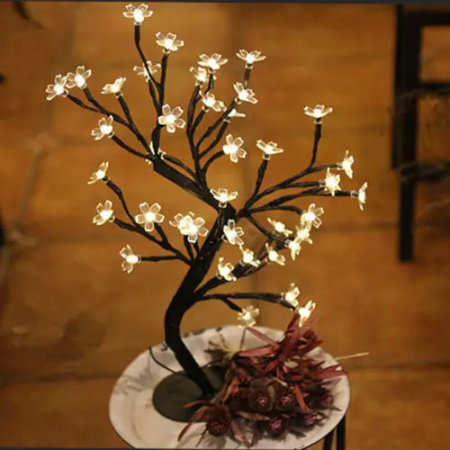 

Waterproof Fairy Twig Lamp Xmas Sakura Blossom Desk Bonsai Tree LED Light Table Twig Light Party Wedding Indoor Outdoor Decor