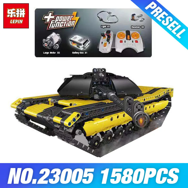 

23005 Technic Series 15080Pcs The Remote Control Tank Set Building Blocks Bricks RC Tank Model Kids Toys Christmas Gifts