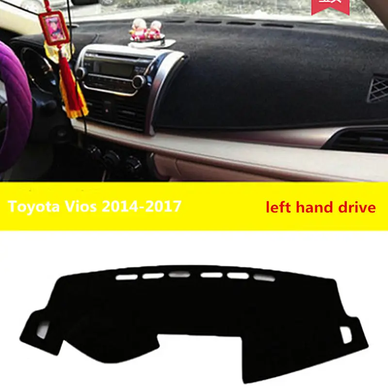 Car Dashboard Pad Motor dashboard For Toyota Vios 2014-2017 Left Hand Drive for with Free Shipping | Автомобили и мотоциклы