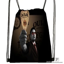 Пользовательские Ouja доска рубашка дизайн походная сумка на шнурке милый рюкзак для детей(черная спина) 31x40 см#180531-04-50