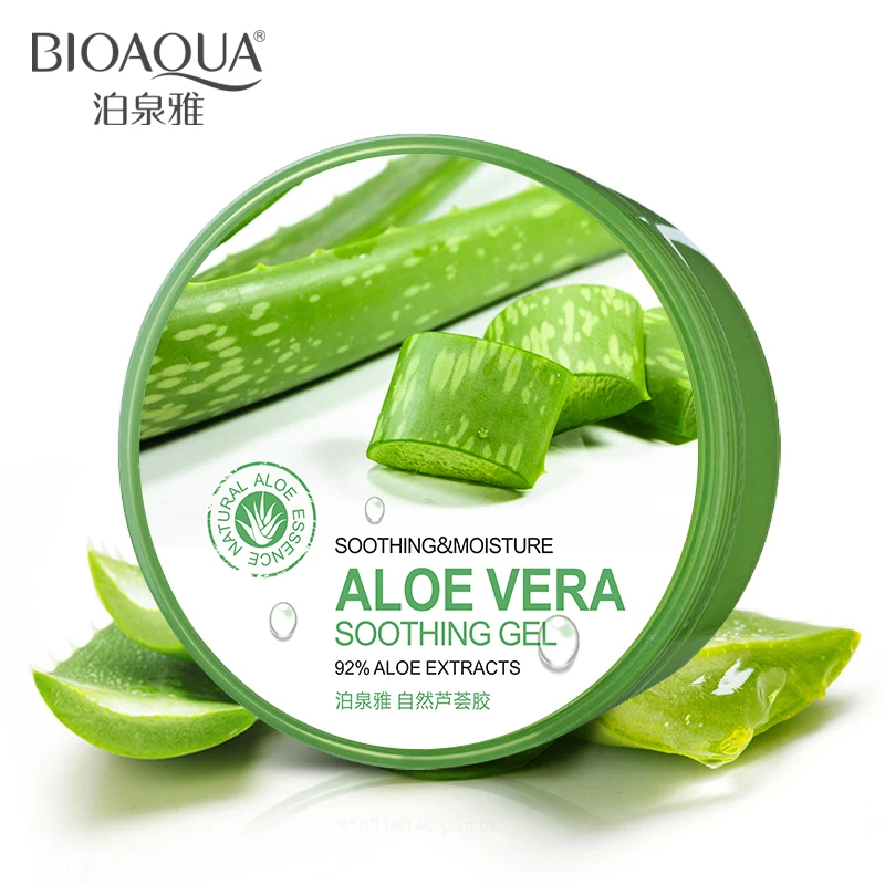 

Pure Organic Aloe Vera Gel Cream Hyaluronic Acid Mask Soothing & Moisture Remove Acne Hydrating Repair After Sun Skin Care