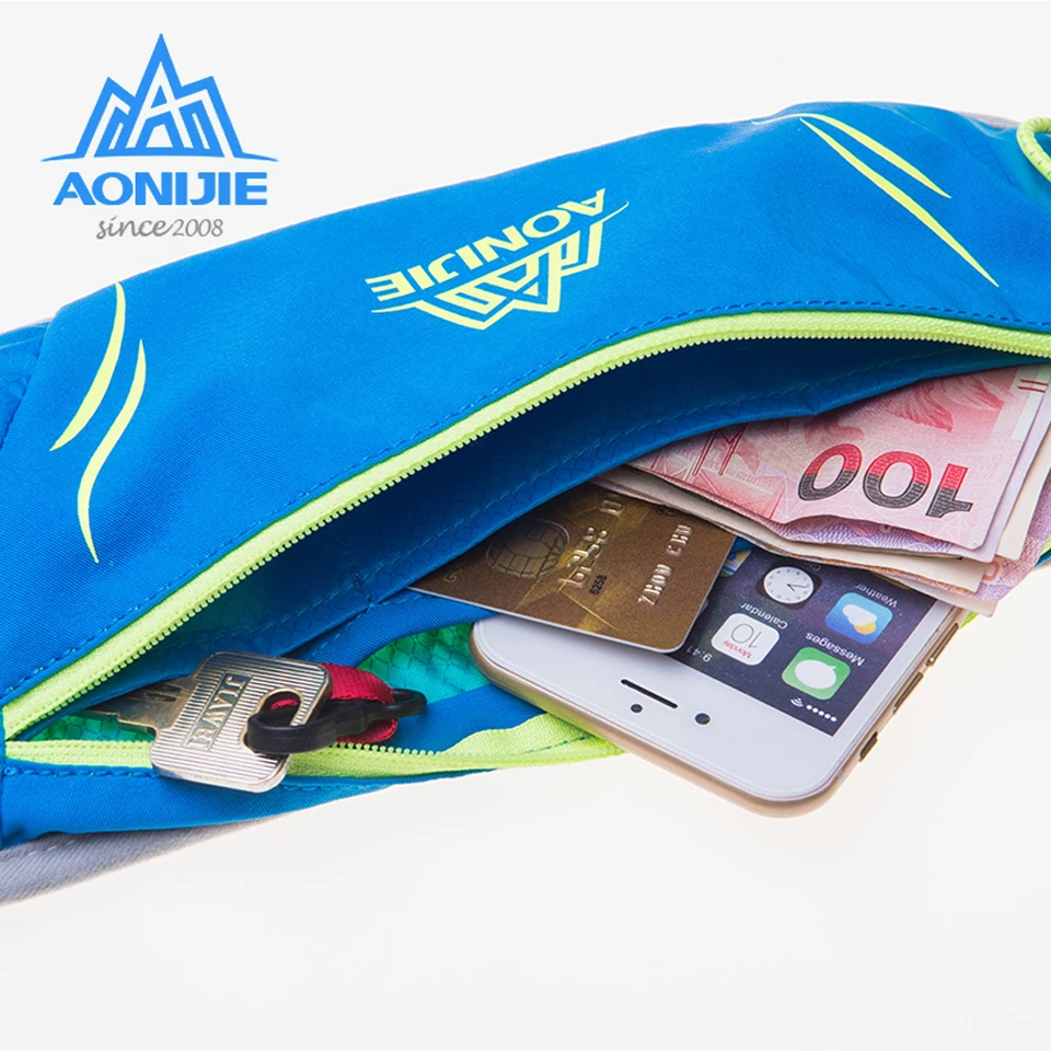 AONIJIE Многофункциональный марафон Спорт на открытом воздухе Бег талии сумка поясная Йога кармана для мобильного телефона Сумки для зала спортивные Интимные аксессуары